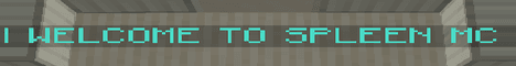Spleen MC banner Spleen MC Minecraft server banner