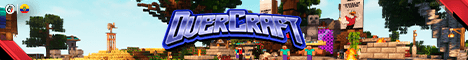 Overcraft Network banner Overcraft Network Minecraft server banner