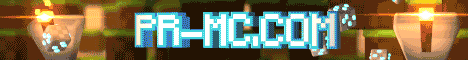 Pure Realms banner Pure Realms Minecraft server banner