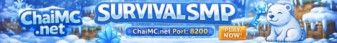 ChaiMc.net banner ChaiMc.net Minecraft server banner
