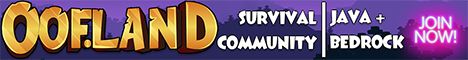 OOF.LAND banner OOF.LAND Minecraft server banner