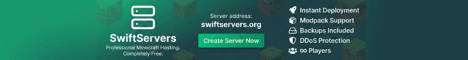 SwiftServers banner SwiftServers Minecraft server banner