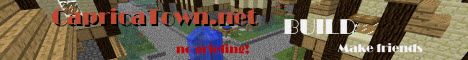 CapricaTown.net banner CapricaTown.net Minecraft server banner