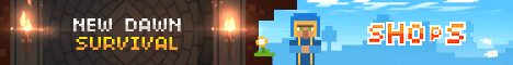 New Dawn banner New Dawn Minecraft server banner