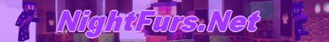 NightFurs.Net banner NightFurs.Net Minecraft server banner