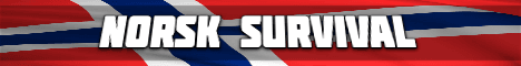 Norsk Survival banner Norsk Survival Minecraft server banner