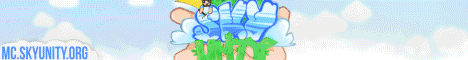 SkyUnity banner SkyUnity Minecraft server banner