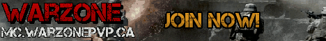 WarZone Gun PvP banner WarZone Gun PvP Minecraft server banner