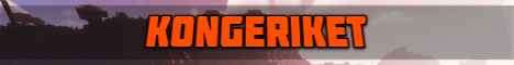 Kongeriket banner Kongeriket Minecraft server banner