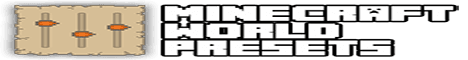 Minecraft World Presets banner Minecraft World Presets Minecraft server banner