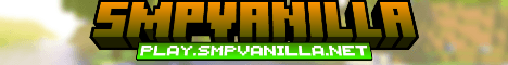 SMPVanilla banner SMPVanilla Minecraft server banner
