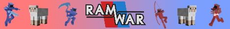 Ram War banner Ram War Minecraft server banner