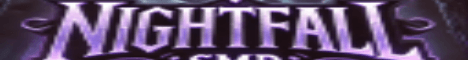Nightfall SMP banner Nightfall SMP Minecraft server banner