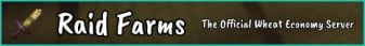 Raid Farms banner Raid Farms Minecraft server banner