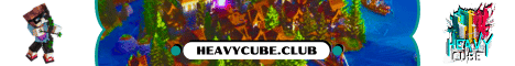 HeavyCube banner HeavyCube Minecraft server banner