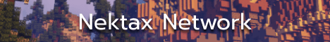 Nektax Network banner Nektax Network Minecraft server banner