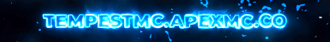 TempestMC banner TempestMC Minecraft server banner