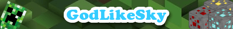 GodLikeSky banner GodLikeSky Minecraft server banner