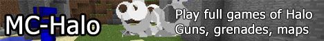 MC-Halo banner MC-Halo Minecraft server banner