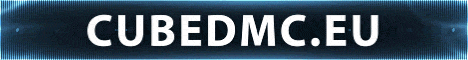 CubedMC banner CubedMC Minecraft server banner