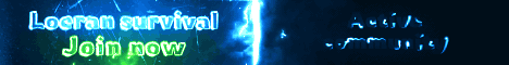 Loeran survival banner Loeran survival Minecraft server banner