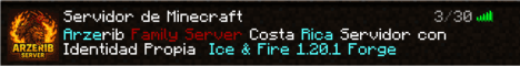 Arzerib Server banner Arzerib Server Minecraft server banner