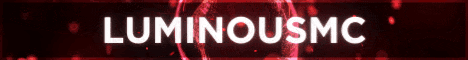 LuminousMC banner LuminousMC Minecraft server banner