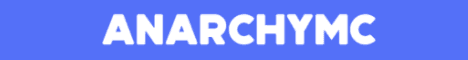 AnarchyMC banner AnarchyMC Minecraft server banner