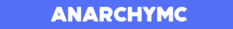 AnarchyMC banner AnarchyMC Minecraft server banner