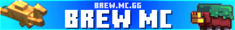 Brew MC banner Brew MC Minecraft server banner