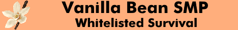 Vanilla Bean SMP banner Vanilla Bean SMP Minecraft server banner