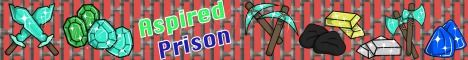 AspiredPrison banner AspiredPrison Minecraft server banner