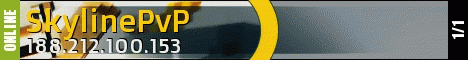 SkylinePvP banner SkylinePvP Minecraft server banner