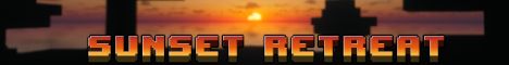 Sunset Retreat banner Sunset Retreat Minecraft server banner
