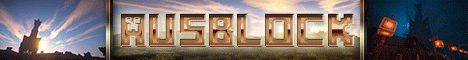 AusBlock Community banner AusBlock Community Minecraft server banner