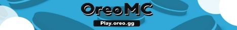 OreoMC banner OreoMC Minecraft server banner