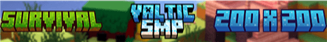 ValticSMP banner ValticSMP Minecraft server banner