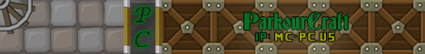 ParkourCraft banner ParkourCraft Minecraft server banner