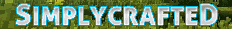 SimplyCrafted banner SimplyCrafted Minecraft server banner