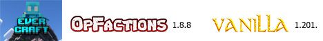 EverCraft banner EverCraft Minecraft server banner