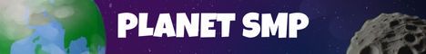 Planet SMP banner Planet SMP Minecraft server banner