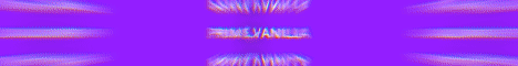 Prime Vanilla banner Prime Vanilla Minecraft server banner