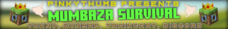 Mumbaza Survival banner Mumbaza Survival Minecraft server banner