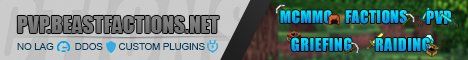 Beastfactions banner Beastfactions Minecraft server banner