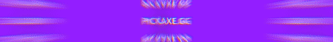 Pickaxe.gg banner Pickaxe.gg Minecraft server banner