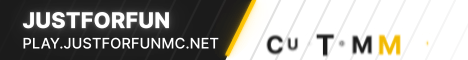 JustForFun banner JustForFun Minecraft server banner