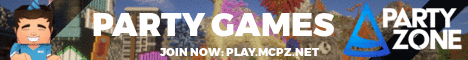 PartyZone Network banner PartyZone Network Minecraft server banner