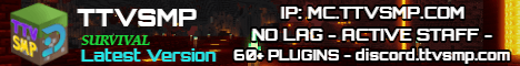 TTVSMP Community Server banner TTVSMP Community Server Minecraft server banner