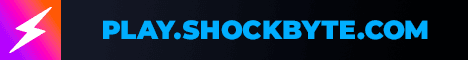 Shockbyte Community Server banner Shockbyte Community Server Minecraft server banner