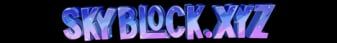 Skyblock.XYZ banner Skyblock.XYZ Minecraft server banner